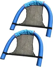 GANAZONO 2Pcs Floating Pool Chair Nets for Adults Durable Water Swimming Support Tools Easy to Assemble to Swim for Summer Fun