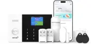 Home Smart Alarm Security System Kit,DIY Wireless PG105-4GUS-C