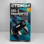 TDK Video VHS-C Cassette VideoADAPTER NEW Sealed NOS