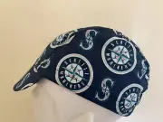 CYCLING CAP SEATTLE MARINERS HANDMADE IN USA one size 100% COTTON