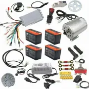 48V 1800W Brushless Motor w/ Battery kit for ATV Scooter Go Kart Golf Carts