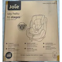 在飛比找蝦皮購物優惠-Joie stages 0-7歲成長型安全座椅汽座紅色(JB