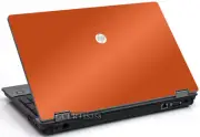 ORANGE Vinyl Lid Skin Cover Decal fits HP ProBook 6550b Laptop