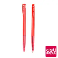 在飛比找蝦皮商城優惠-【Deli得力】 自動原子筆-紅0.7mm(W6506) 台