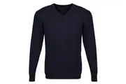 Mens Advatex Varesa Wool Pullover Jumper Cardigan - Navy