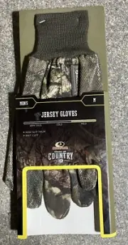 MOSSY OAK Break-Up Country Men's Lightweight Camo Jersey Gloves Medium