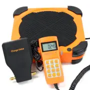 Electronic Refrigerant Scale 220lbs HVAC Charging Digital Weight W/ Charge Valve