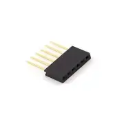 50 PCS 6Pin 2.54 mm Stackable 11mm Long Legs Female Header For Arduino Shield