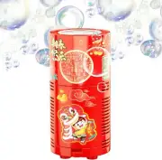 Fireworks Bubble Machine With 80 Ml Bubble Solution, Portable Automatic Bubble