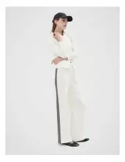 [Unison] Sporty Pull On Pant in Cream