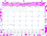2026 Calendar 12 Months Student Calendar / Planner for 3-Ring Binder - v010