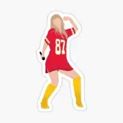 Taylor Swift, Travis Kelce Vinyl 3" Die Cut Sticker