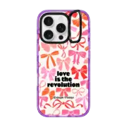 iPhone 16 Pro Impact Ring Stand Case MagSafe Compatible Love Revolution