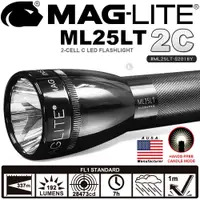 在飛比找PChome24h購物優惠-MAG-LITE ML25LT 2C LED 手電筒-黑色