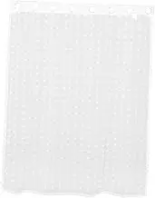 White Sheer Curtains for Bedroom with Pom Dots Light Filtering Gauze Drapes for Living Room Kitchen Patio and Villa Versatile Easy Installation Minimalist Design Rustic Sheer Drape