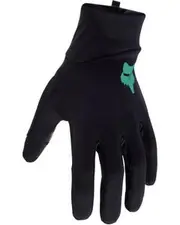 Fox Ranger Fire MTB Gloves Black/Aqua 2025