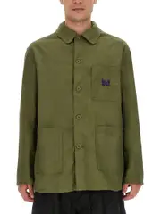 [Needles] Needles-Shirt With Logo Embroidery-Uomo S
