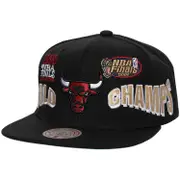 Mitchell & Ness Snapback Cap CHAMPIONS Chicago Bulls Black One Size