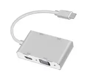 USB Type-C USB C to DVI HDMI VGA Display Adapter 4K*2K HD UltraHD Plus USB3.0...