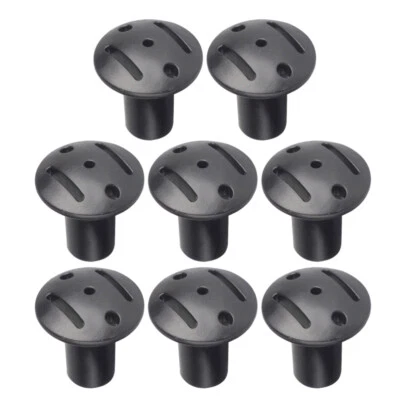 8 Pcs Tent Pole Cap Camping Accessories Mushroom Vent Canopy Tarp Poles Guards