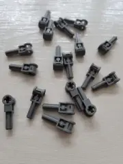 NEW LEGO 9X DARK GRAY TECHNIC CATCH #6553