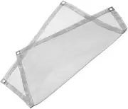 MOTHNUR Fire Pit Grill Mesh Screen Durable Foldable Camping Fire Pit Grate Fireproof Stainless Steel Mat for Outdoor Use Lightweight Compact Design for