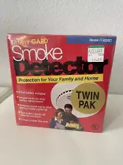 Family Gard Smoke Detector Alarm - Model FG888D Vintage 1990 New Pack