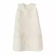 HALO SleepSack Swaddle Newborn 0-3 Months Baby Blanket Wrap cream 100% Cotton
