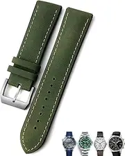 [XNWKF] 20mm 21mm 22mm Leather Watch Strap Black Brown Watch Bands For Rolex For Omega Seamaster 300 For Hamilton For Seiko For IWC For Tissot Bracelet