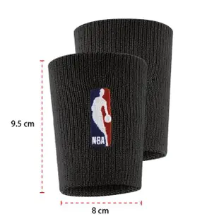 【NIKE 耐吉】NBA腕帶 黑色運動護腕 腕部束套 DriFIT速乾材質 籃球網球羽球桌球棒球慢跑適用(NKN03001OS)