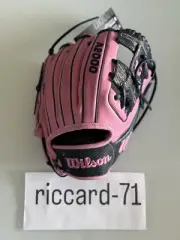 New 2025 Wilson A2000 11.5" 1786 Pro Leather Pink/Navy Baseball Glove