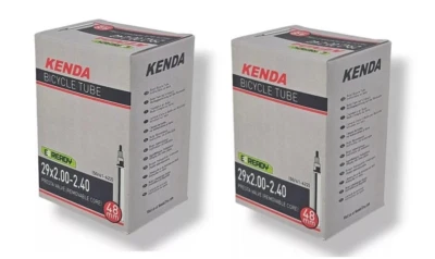Kenda 29" x 2.00-2.40 48mm Removable Core Presta Valve Bike Inner Tube, 2-PACK