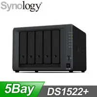 在飛比找PChome24h購物優惠-Synology 群暉 DS1522+ 5Bay NAS 網