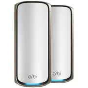 NETGEAR Orbi BE23000 Quad-band Mesh WiFi 7 System 2 Pack