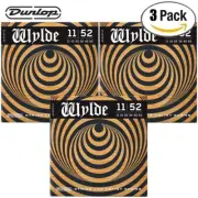 3-PACK Dunlop ZWAP1152 Zakk Wylde Phosphor Bronze Acoustic Guitar Strings 11-52