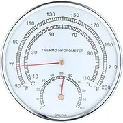 HOMSFOU Sauna Temperature and Humidity Meter Bathroom Thermometer Sauna Indoor Temperature Hygrometer Indoor Thermometer Hygrometer Indoor Humidity Glass