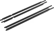 4Pcs Car Window Moulding Trim Weatherstrip Seal Belt Compatible with Toyota Compatible with Landcruiser Compatible with Prado 120 Series 2003 2004 2005 2006 2007 2008 2009 Automotive Seals