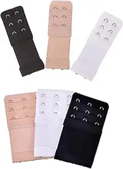 [GAROZATION] Comfortable Bra Extenders Bra Extension Buckle Set Elastic Straps Bra Lengthened Strap 2/3 Hooks Women Bra Extensi