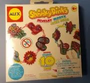 Shrinky Dinks Jewelry Girls 10 precut Charms Alex Toys New in Box 2009 Kids Fun