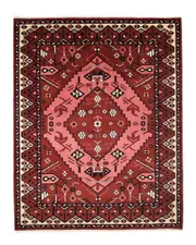 Solo Rugs Sahara Bohemian Southwestern Hand-Knotted Wool-Blend Area Rug