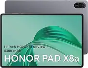 HONOR Pad X8a Tablet 11 Inch Android 14 + Bluetooth, WiFi, 128 GB/4 GB RAM Tablet with 4 Speakers, 90 Hz Eye Protection Display, 8300 mAh, Space Grey