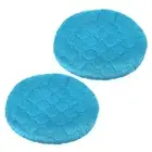 2Pcs Bar Stool Cover, Elastic Bar Stool Seat Covers for 10"-13" Chair, Blue