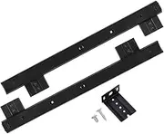 OSALADI 1Pair Large Keyboard Tray Slide for Office Under Desk Keyboard Rails Durable Computer Accessories Easy Install Keyboard Slides Design for Home