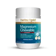 Magnesium Chewable Tablets by Herbs of Gold