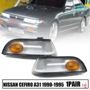 Pair LR Corner Light Signal Lamp For Nissan Maxima Cefiro A31 Sedan 1988-1994