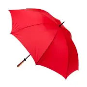 Clifton Albatross Golf 132cm Manual Open UPF50+ UV Windproof Umbrella Shade Red