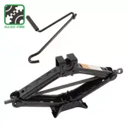 Scissor Jack 2T Van Car Wind Up Tyre Lift Chrome Crank Handle Emergency Tool