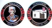 Doc Holliday OK O.K. Corral Heavy Poker Card Guard Hand Protector Metal Coin NEW