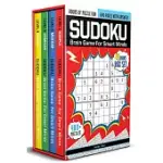 SUDOKU - BRAIN BOOSTER PUZZLES FOR KIDS: BOX SET OF 4 BOOKS (LEVELS 1-4)