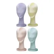 Mannequin Head Model Portable Wig Stand for Hairdresser Training Home Salon